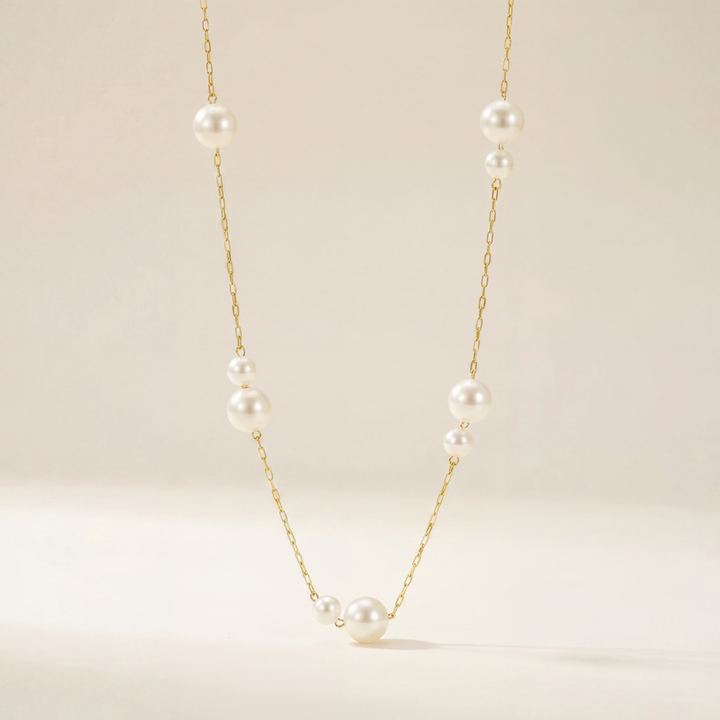Pearl Necklace •  Soft Dew