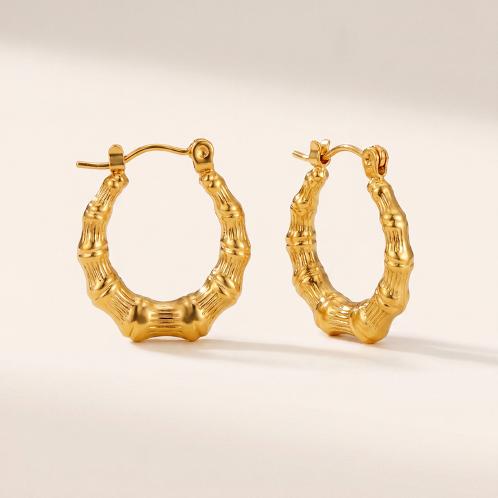 Hoop Earrings • Sculpted Link