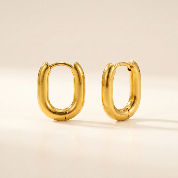 Hoop Earrings • Bold Ovals
