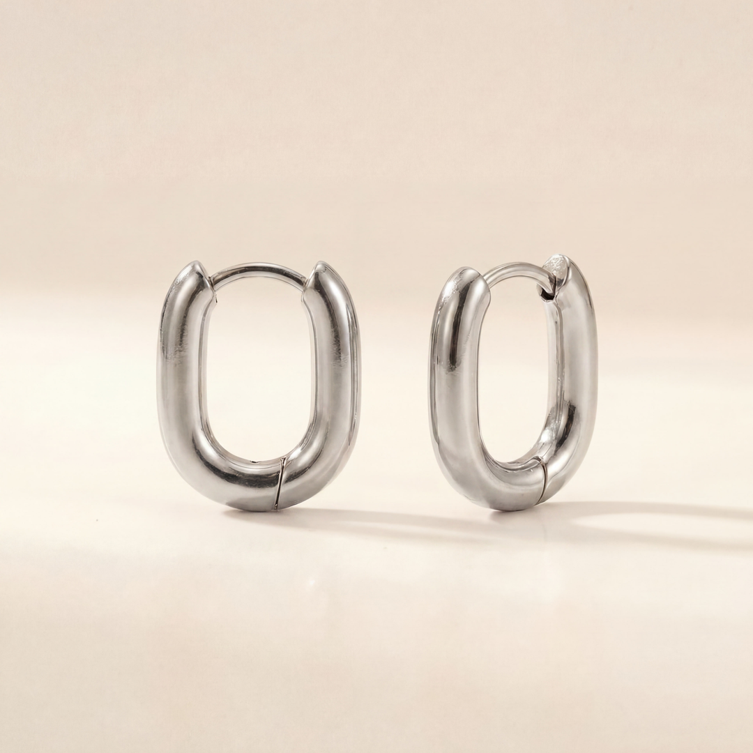 Hoop Earrings • Bold Ovals
