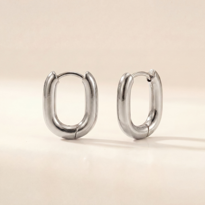 Hoop Earrings • Bold Ovals