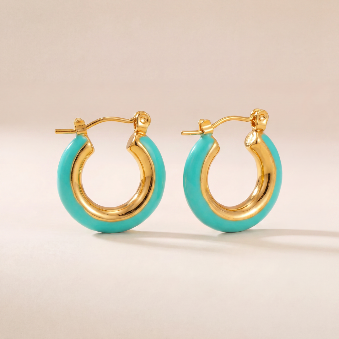 Hoop Earrings • Golden Amalfi