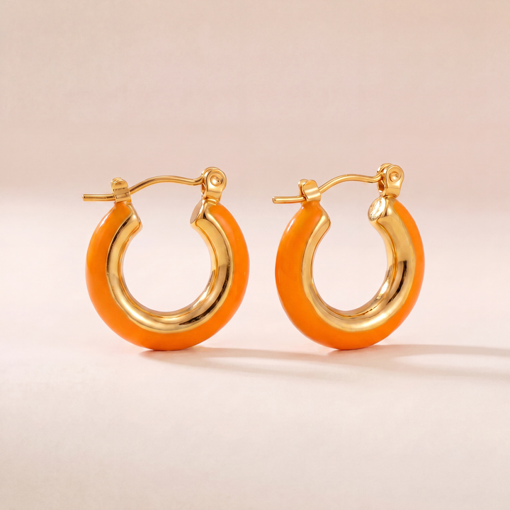 Hoop Earrings • Golden Amalfi