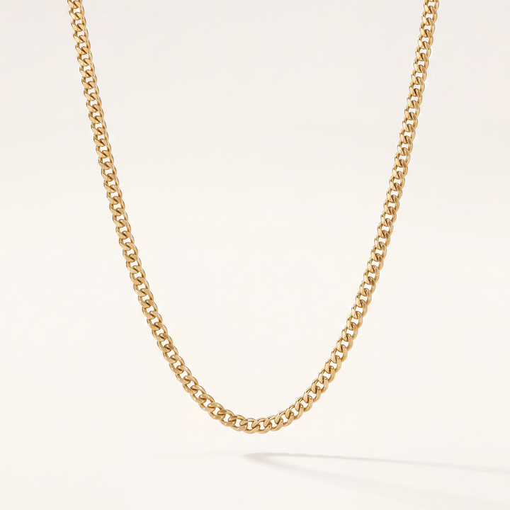 Fine Chain Necklace • Curb