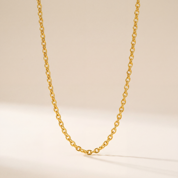 Chain Link Necklace • Classic Cable
