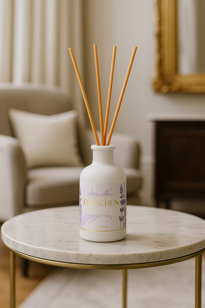 Elbschein - Premium Lavendel Raumduft mit Duftstäbchen