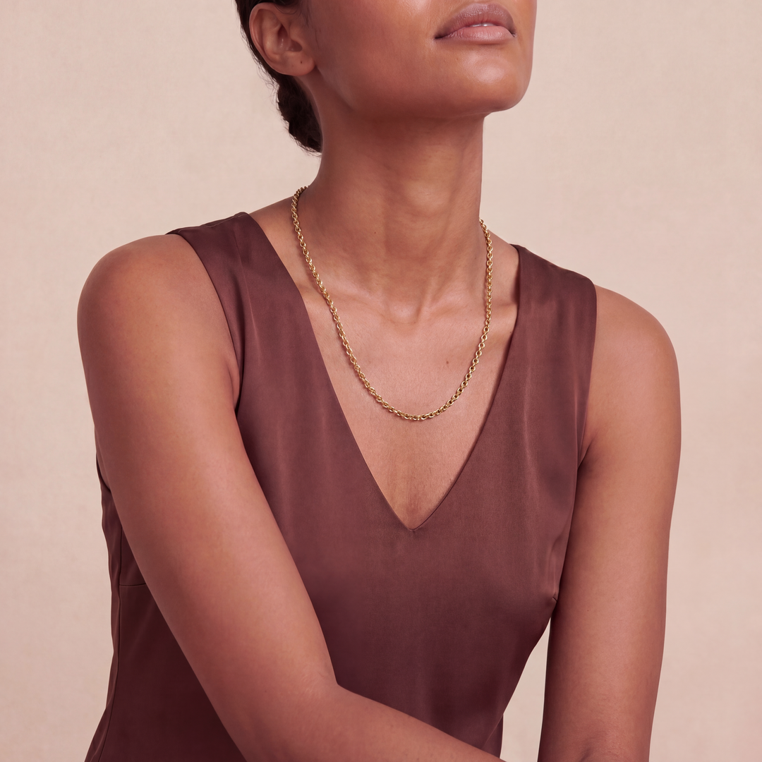 Chain Link Necklace • Classic Cable