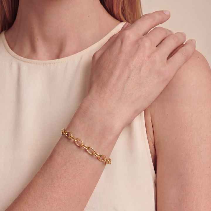 Chain Link Bracelet • Oval Link