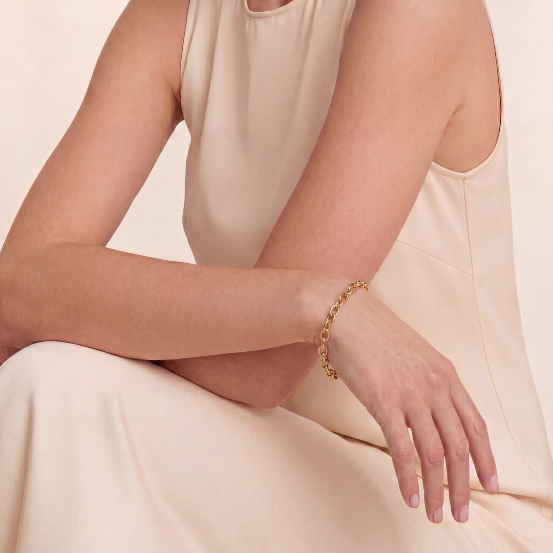 Chain Link Bracelet • Oval Link